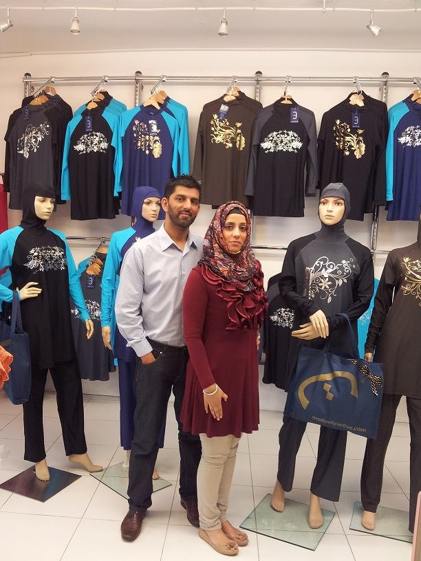 UK NON-MUSLIMS ENDORSE MODESTLY ACTIVE BURKINI