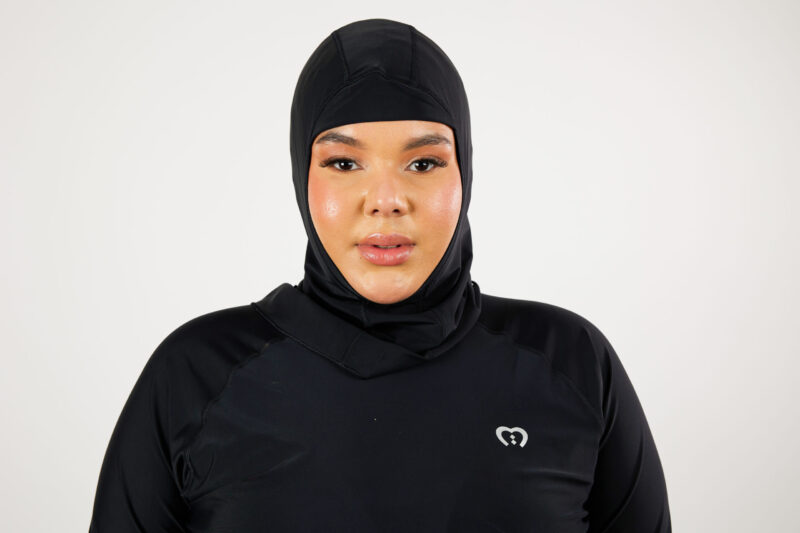 Black Swimwear Hood